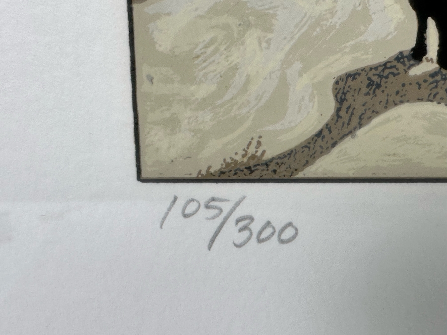 Matt Lively Signed Limited Edition Print 105 Of 300 16 X 16 Framed 29.5 X 29.5 [Photo 10]