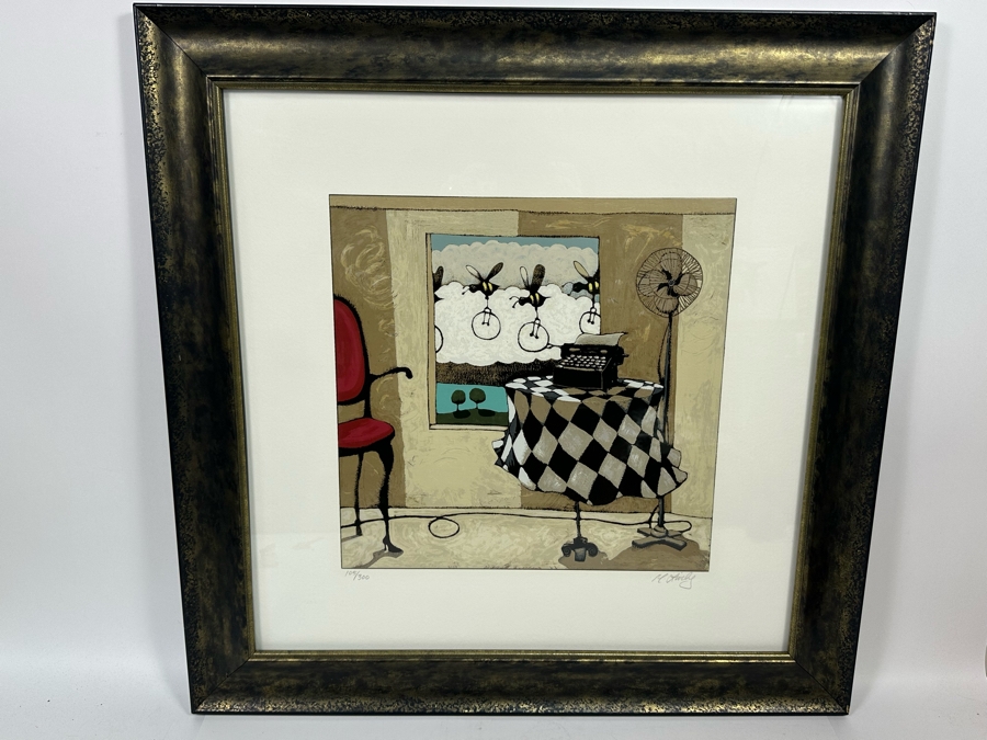 Matt Lively Signed Limited Edition Print 105 Of 300 16 X 16 Framed 29.5 X 29.5 [Photo 3]