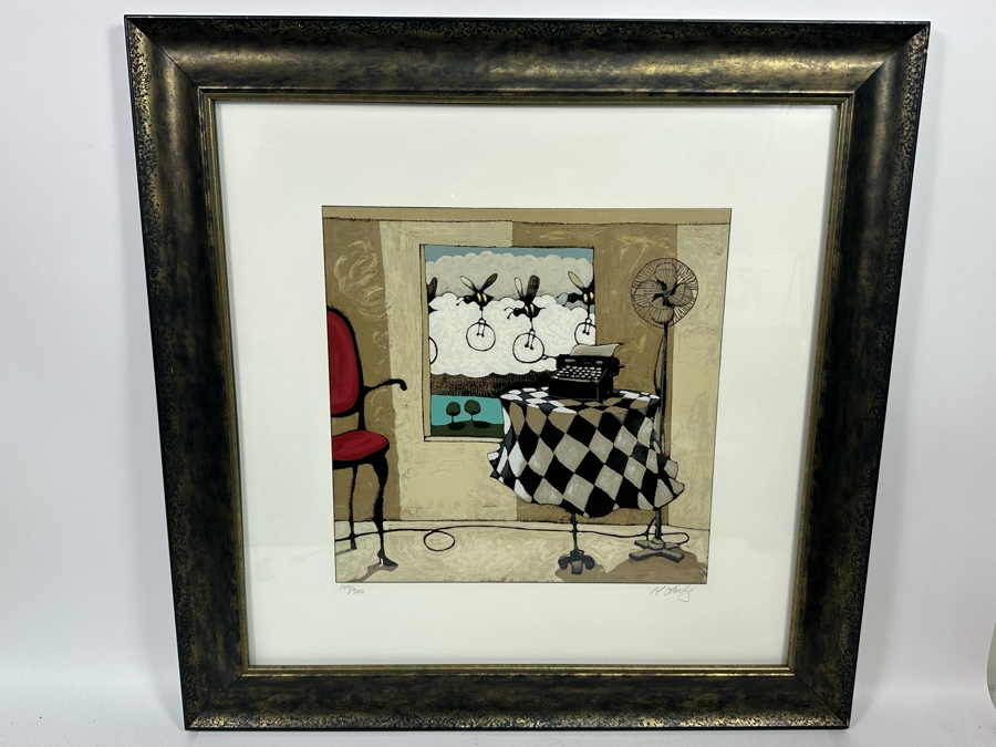 Matt Lively Signed Limited Edition Print 105 Of 300 16 X 16 Framed 29.5 X 29.5 [Photo 4]