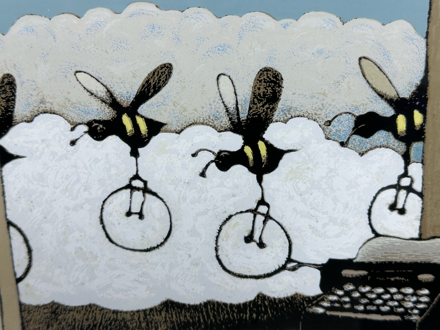 Matt Lively Signed Limited Edition Print 105 Of 300 16 X 16 Framed 29.5 X 29.5 [Photo 6]