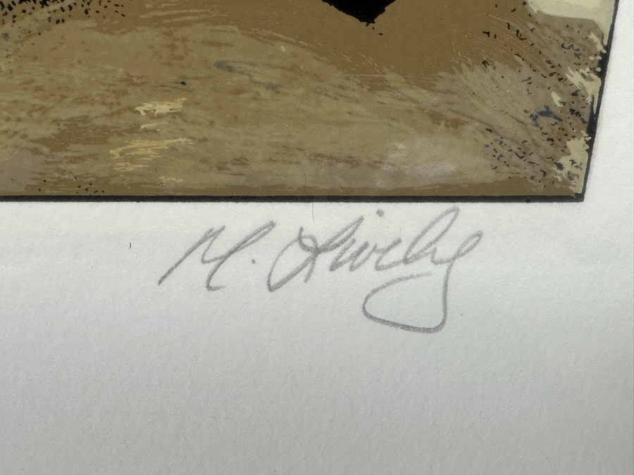 Matt Lively Signed Limited Edition Print 105 Of 300 16 X 16 Framed 29.5 X 29.5 [Photo 8]