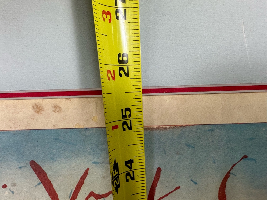 Alan E. Cober 1983 Illustration Map Of New York City 21.5 X 25.5 Framed 28.5 X 32.5 [Photo 16]