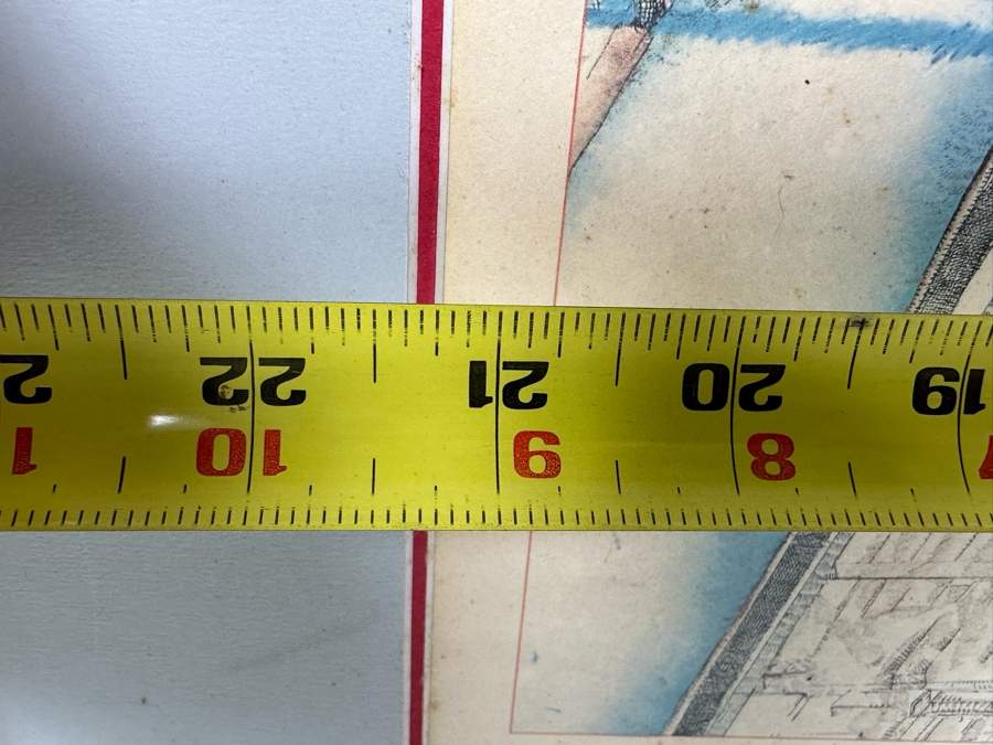 Alan E. Cober 1983 Illustration Map Of New York City 21.5 X 25.5 Framed 28.5 X 32.5 [Photo 15]