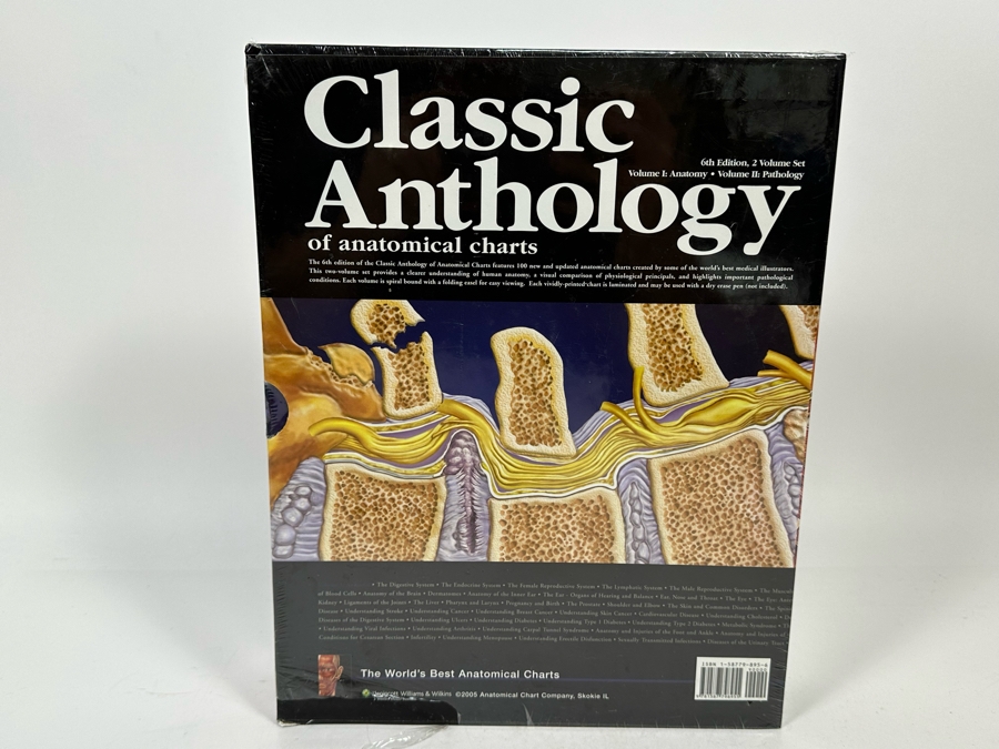 Sealed Book Set Classic Anthology Of Anatomical Charts 6th Edition 2 Volume Set [Photo 4]