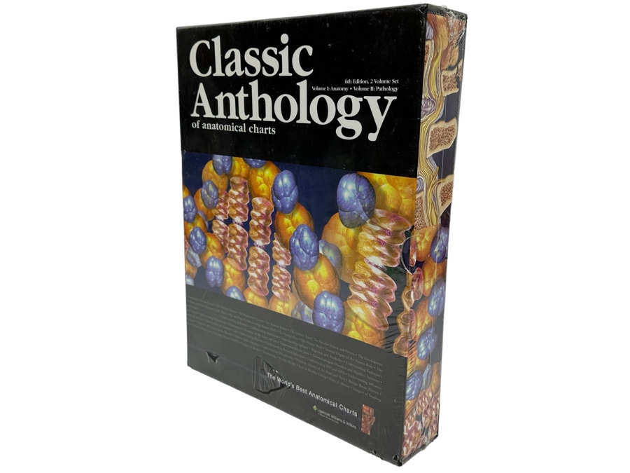 Sealed Book Set Classic Anthology Of Anatomical Charts 6th Edition 2 Volume Set [Photo 1]