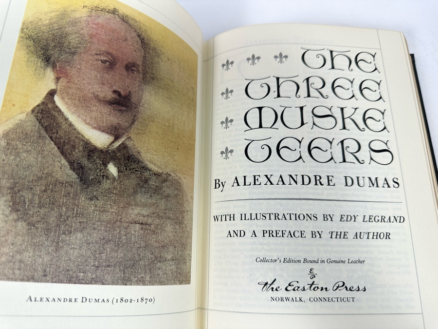 Easton Press Leather Bound Collector’s Edition Book The Three Musketeers By Alexandre Dumas [Photo 3]
