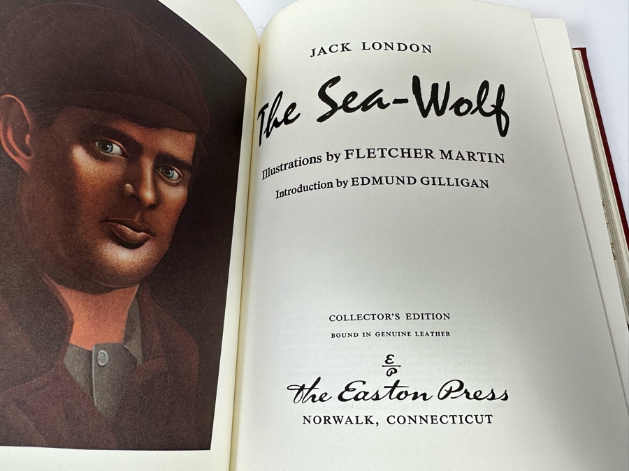 Easton Press Leather Bound Collector’s Edition Book The Sea-Wolf By Jack London [Photo 4]