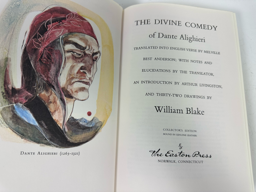 Easton Press Leather Bound Collector’s Edition Book The Divine Comedy Of Dante Alighieri [Photo 3]