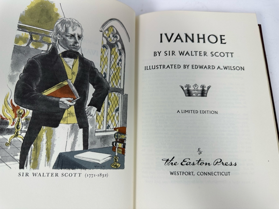 Easton Press Leather Bound Limited Edition Book Ivanhoe By Sir Walter Scott [Photo 3]