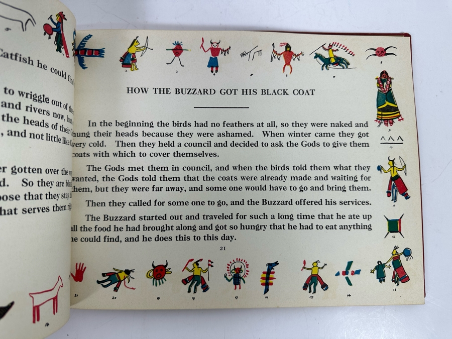 Indian Tales For Little Folks By W. S. Phillips With 11 Full Page Colored Plates 1928 Antique Book By The Platt & Munk Co [Photo 13]