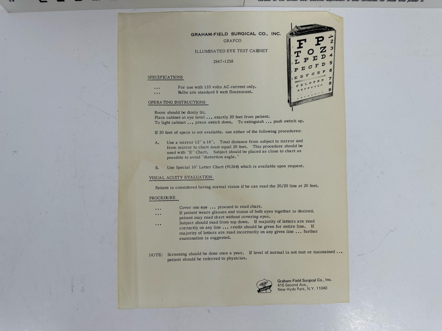 Pair Of Illiterate Eye Charts [Photo 5]