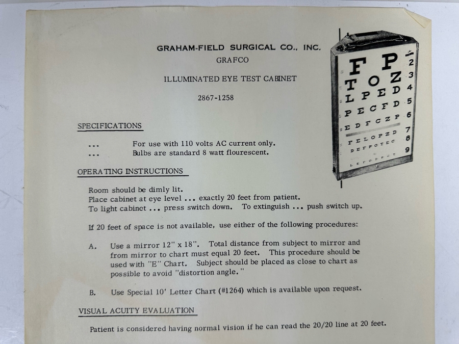 Pair Of Illiterate Eye Charts [Photo 6]