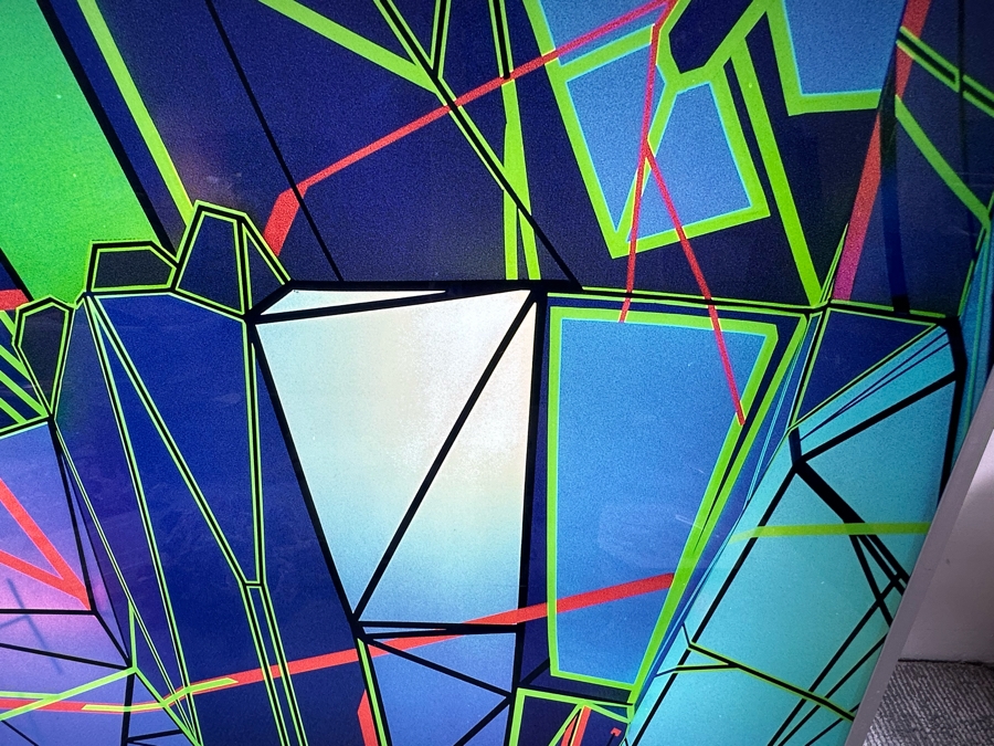 Stephen Hendee (b. 1968, California) Rare Limited Edition Artist Proof 2 Of 3 Lightbox Edition #1 1999 Titled Temporal Vein #1 1998 30 3/8 X 40 3/8 X 5 Signed On Back From Mark Moore Gallery In Santa Monica [Photo 10]