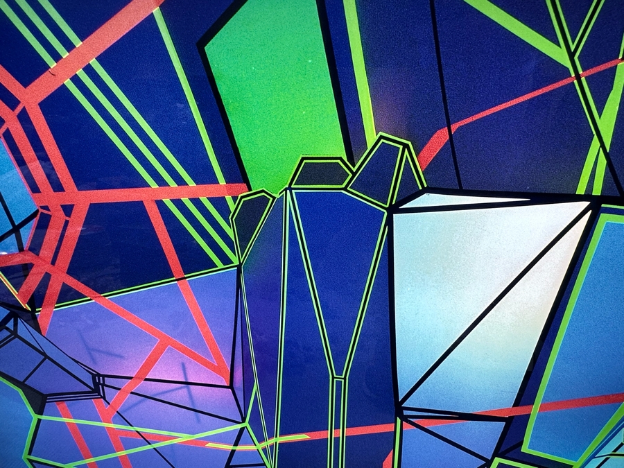 Stephen Hendee (b. 1968, California) Rare Limited Edition Artist Proof 2 Of 3 Lightbox Edition #1 1999 Titled Temporal Vein #1 1998 30 3/8 X 40 3/8 X 5 Signed On Back From Mark Moore Gallery In Santa Monica [Photo 11]