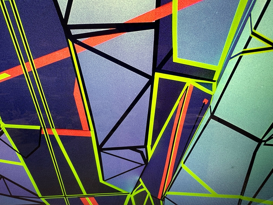 Stephen Hendee (b. 1968, California) Rare Limited Edition Artist Proof 2 Of 3 Lightbox Edition #1 1999 Titled Temporal Vein #1 1998 30 3/8 X 40 3/8 X 5 Signed On Back From Mark Moore Gallery In Santa Monica [Photo 9]