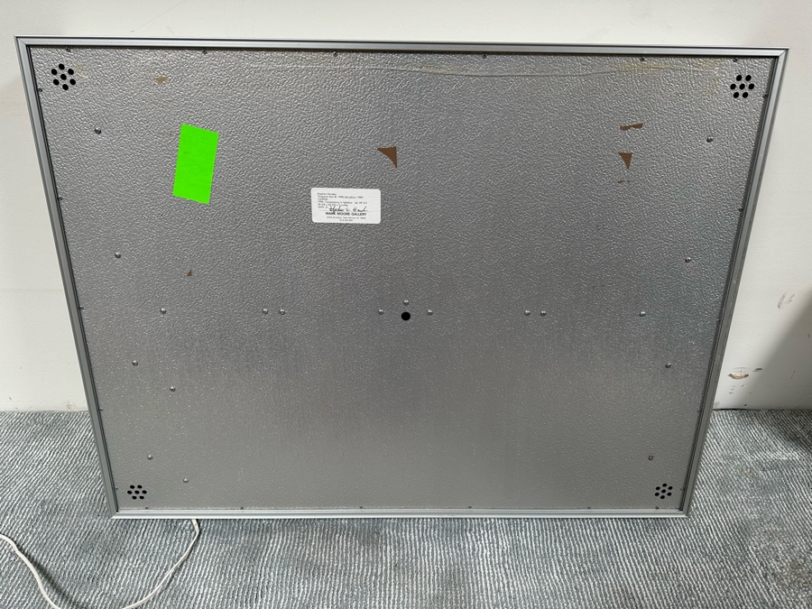 Stephen Hendee (b. 1968, California) Rare Limited Edition Artist Proof 2 Of 3 Lightbox Edition #1 1999 Titled Temporal Vein #1 1998 30 3/8 X 40 3/8 X 5 Signed On Back From Mark Moore Gallery In Santa Monica [Photo 12]