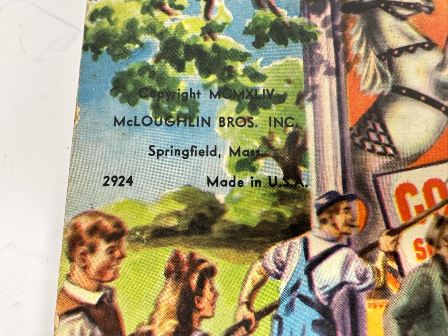 Vintage 1944 The Jolly Jump-Ups See The Circus Jingling Bros. The Greatest Show Pop-Up Book Published By McLoughlin Bros. Inc Good Condition [Photo 3]