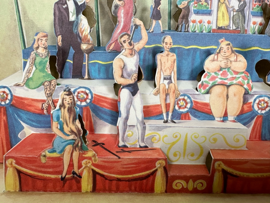Vintage 1944 The Jolly Jump-Ups See The Circus Jingling Bros. The Greatest Show Pop-Up Book Published By McLoughlin Bros. Inc Good Condition [Photo 12]