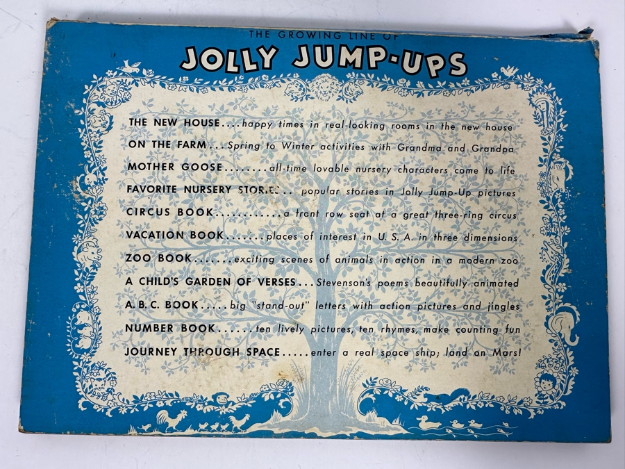 Vintage 1944 The Jolly Jump-Ups See The Circus Jingling Bros. The Greatest Show Pop-Up Book Published By McLoughlin Bros. Inc Good Condition [Photo 15]