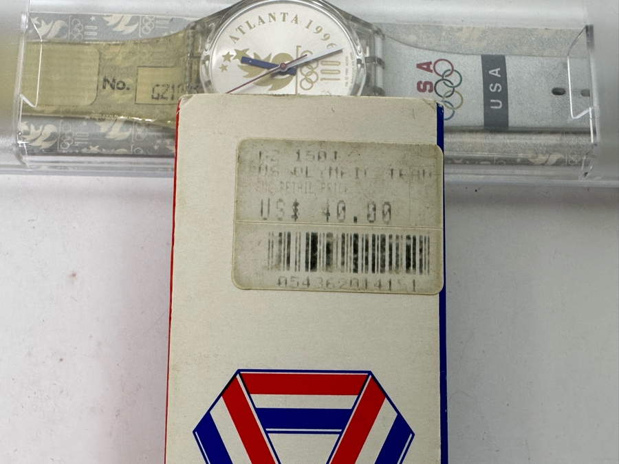 New Swatch Watch Atlanta 1996 Olympic Games Limited Edition Watch [Photo 7]