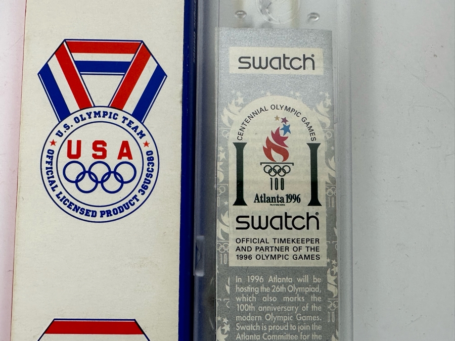 New Swatch Watch Atlanta 1996 Olympic Games Limited Edition Watch [Photo 9]