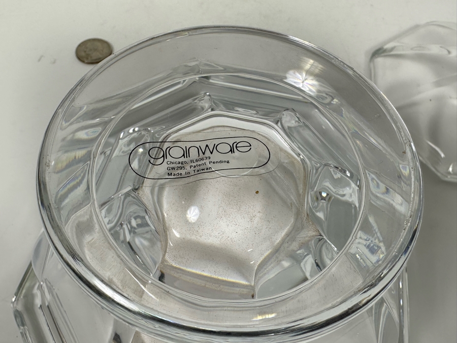 Lucite Jar With Lid 6.5W X 6.5H [Photo 6]