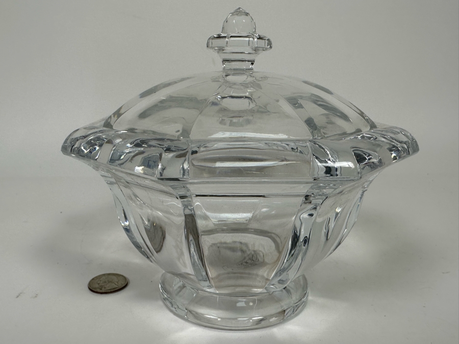 Lucite Jar With Lid 6.5W X 6.5H [Photo 2]