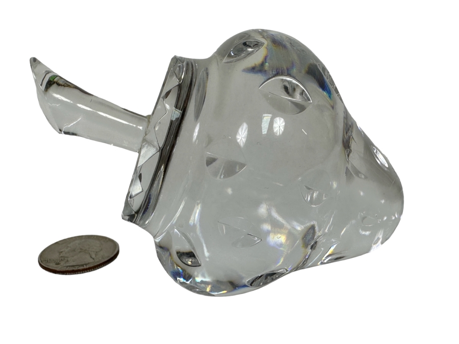 Waterford Crystal Strawberry Paperweight 4W