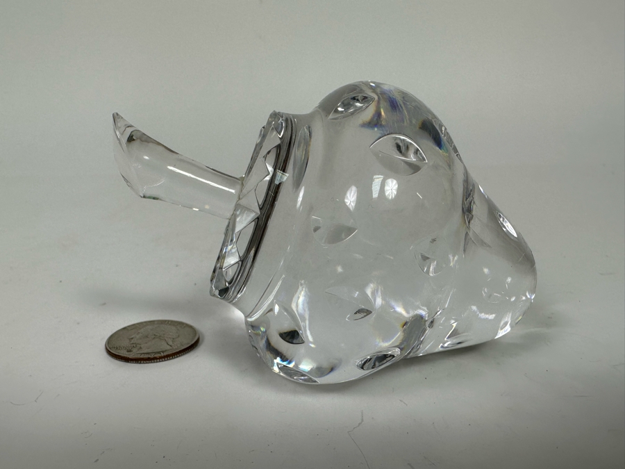 Waterford Crystal Strawberry Paperweight 4W [Photo 2]