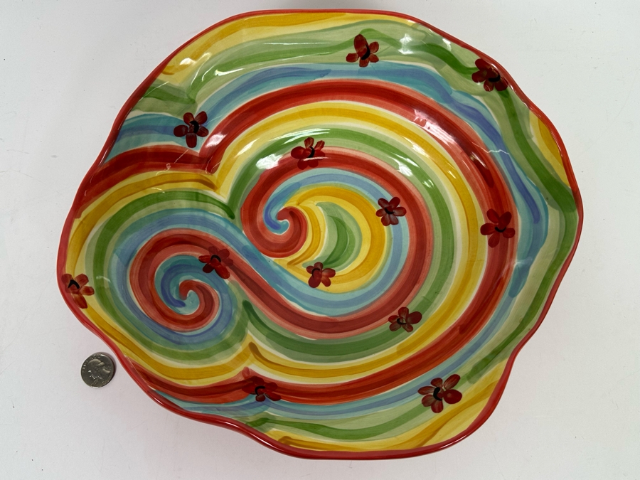 Signed Gail Pittman Pottery Bowl Signed Jeremiah 29:11 13W X 11D X 4H [Photo 5]