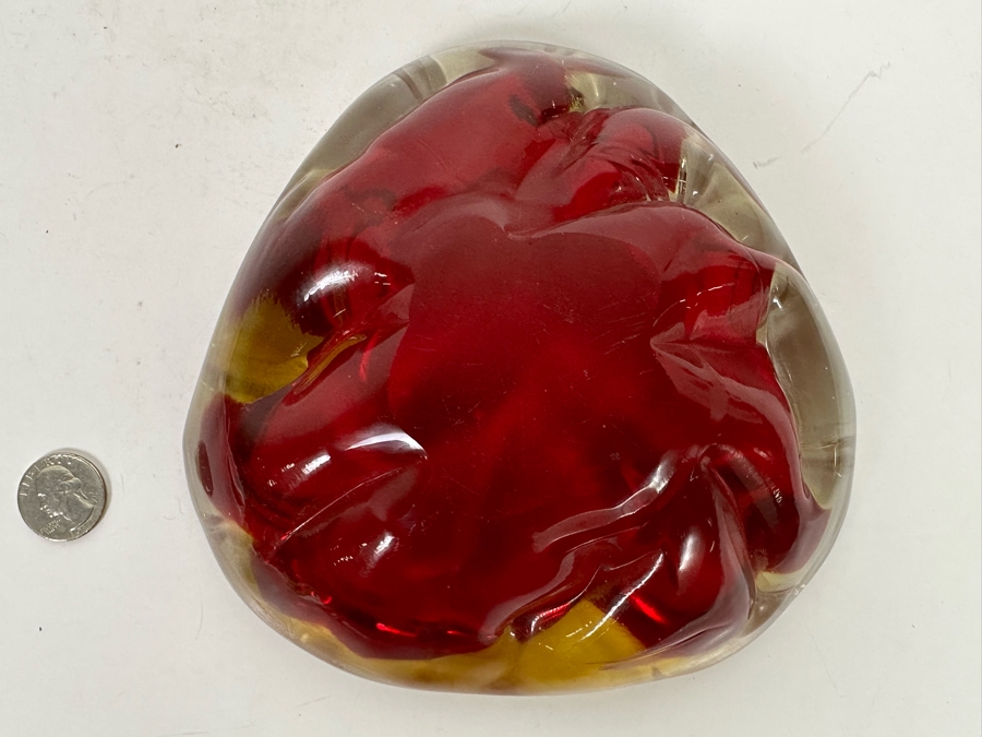 Murano Glass Tray 7W X 7D X 2H [Photo 6]