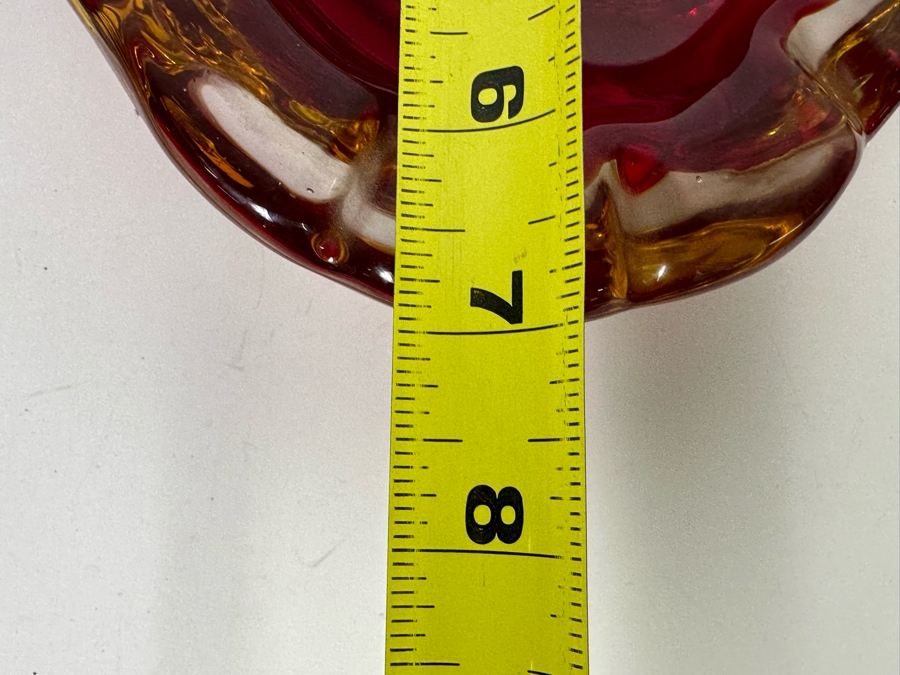 Murano Glass Tray 7W X 7D X 2H [Photo 8]