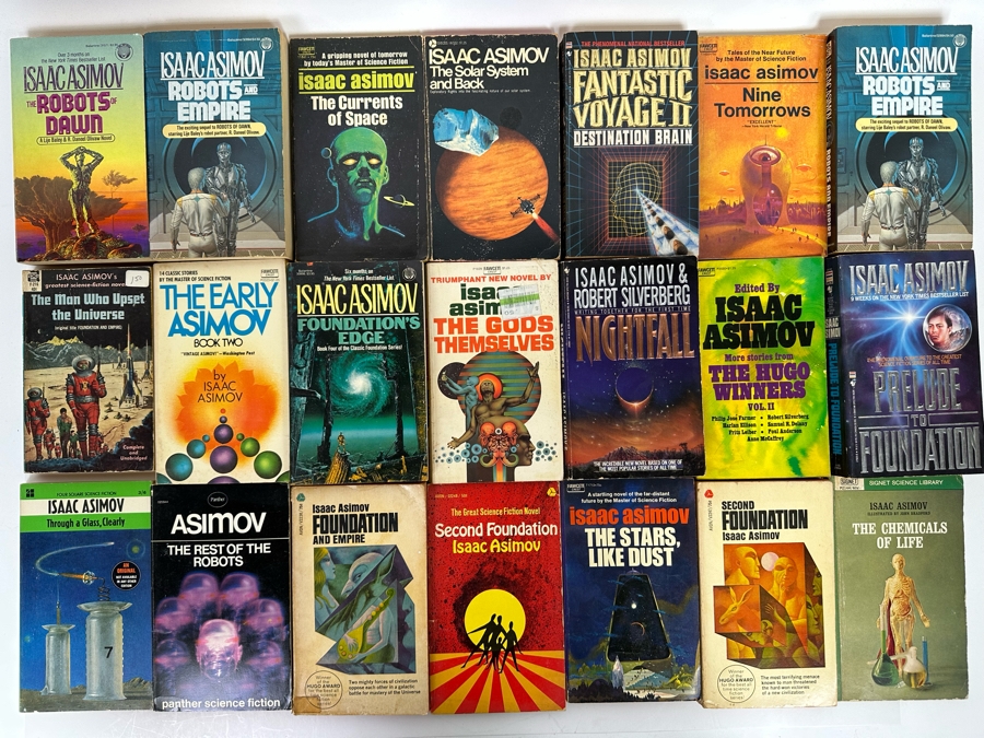 Vintage Paperback Science Fiction Novels From Isaac Asimov