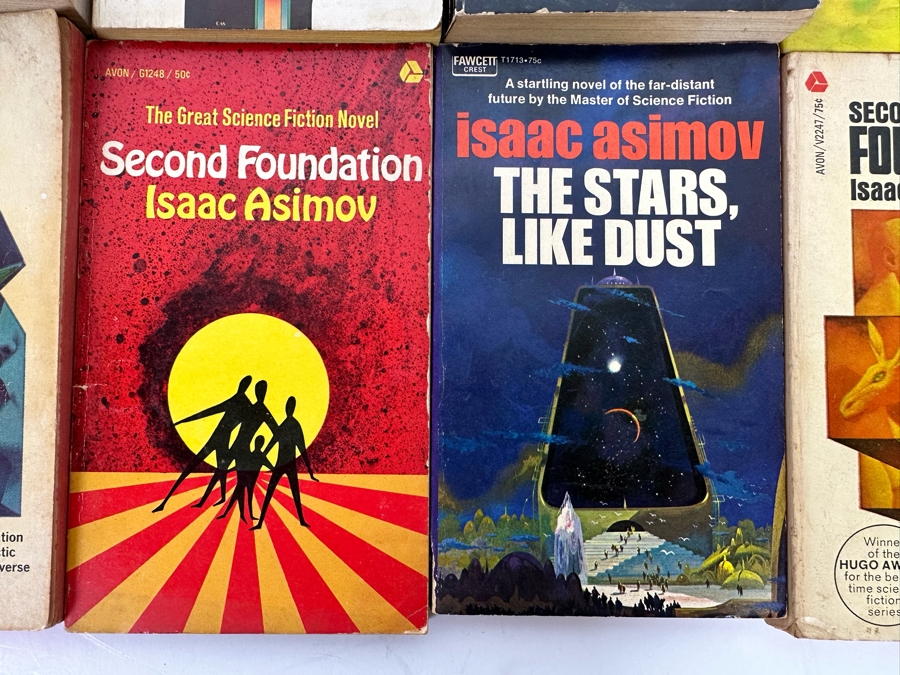 Vintage Paperback Science Fiction Novels From Isaac Asimov vintage-paperback-science-fiction-novels-from-isaac-asimov