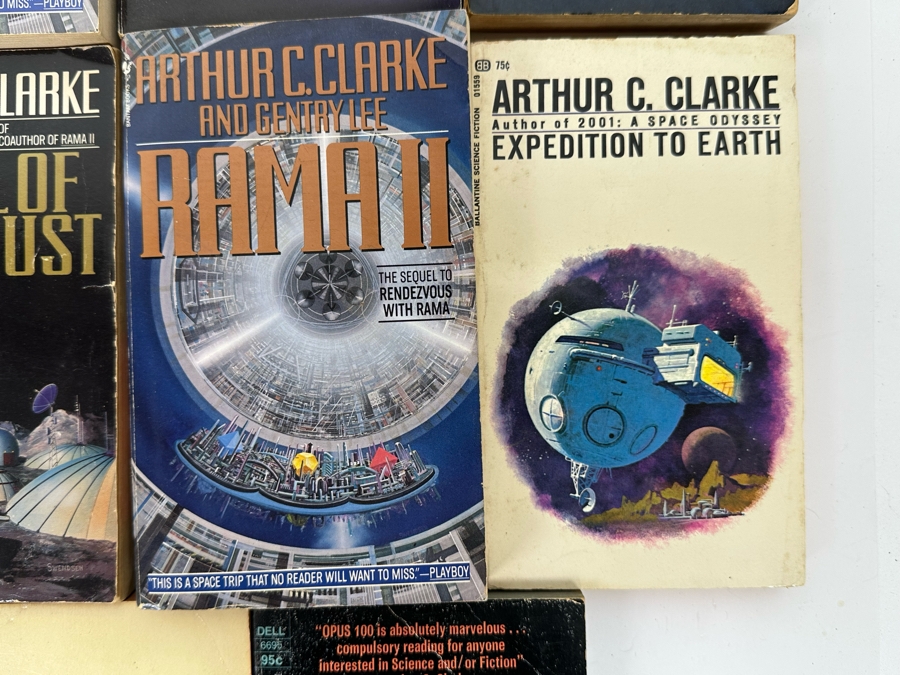 Vintage Paperback Science Fiction Novels From Arthur C. Clarke And Isaac Asimov [Photo 9]