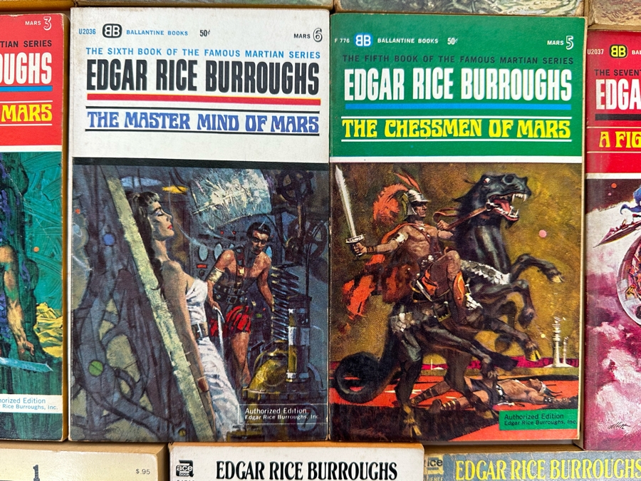 Vintage Paperback Science Fiction / Tarzan Novels From Edgar Rice Burroughs [Photo 8]