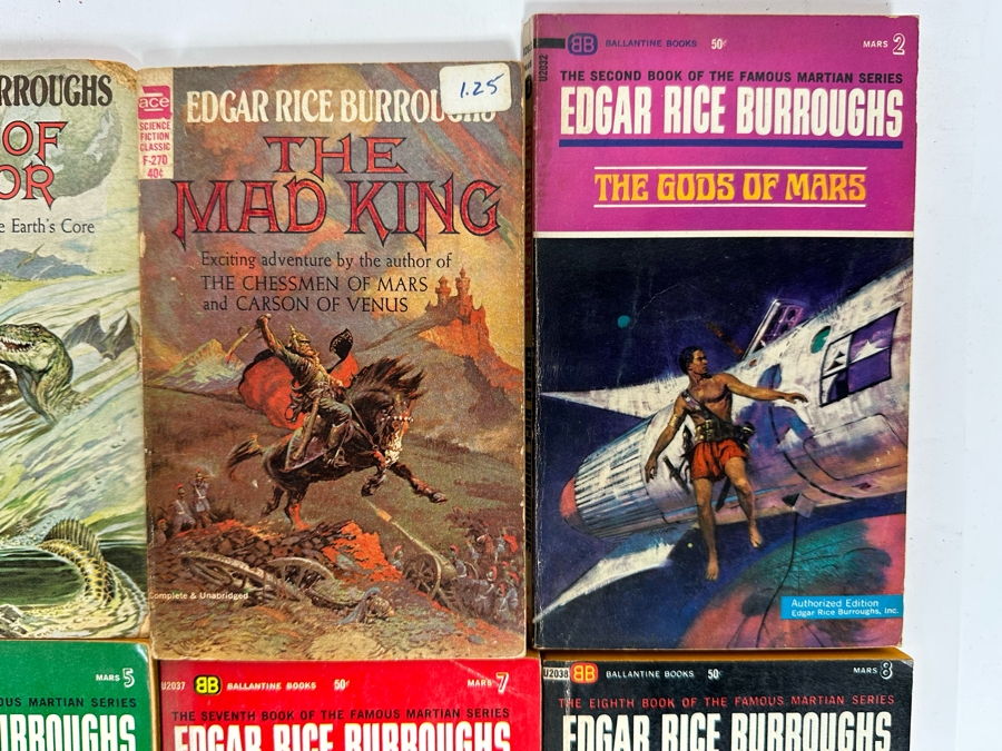 Vintage Paperback Science Fiction / Tarzan Novels From Edgar Rice Burroughs [Photo 6]