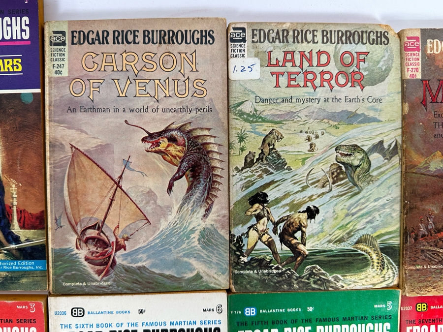 Vintage Paperback Science Fiction / Tarzan Novels From Edgar Rice Burroughs [Photo 5]