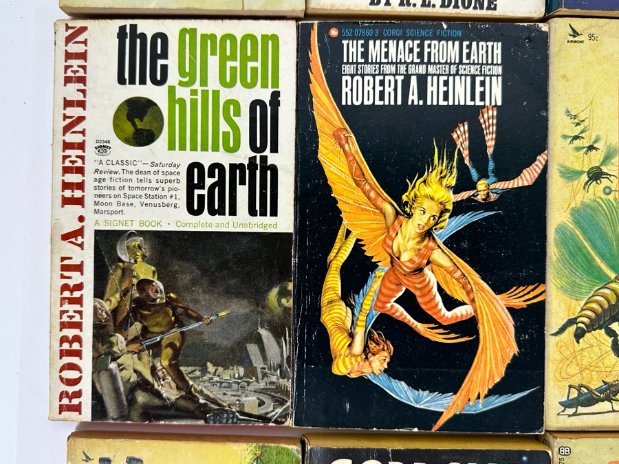 Vintage Paperback Science Fiction Novels