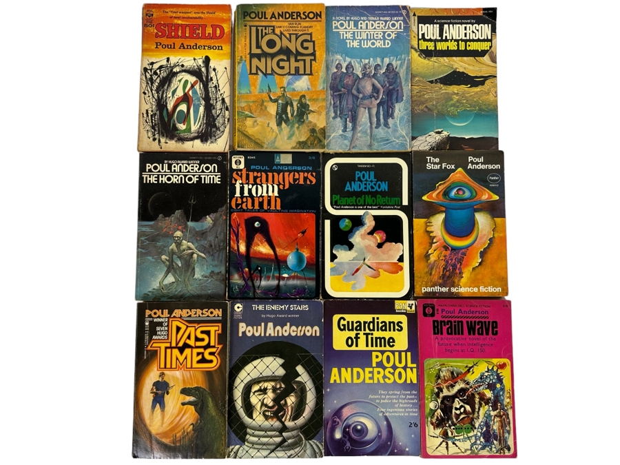 Vintage Paperback Science Fiction Novels From Poul Anderson