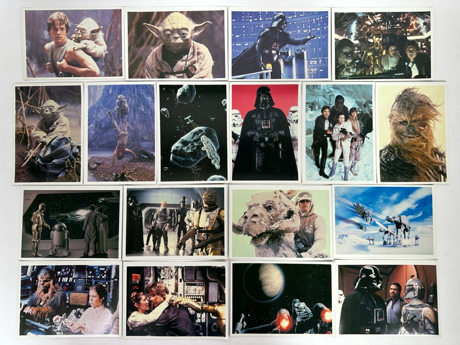 Vintage 1980 Topps Star Wars The Empire Strikes Back Photo Cards 5 X 7