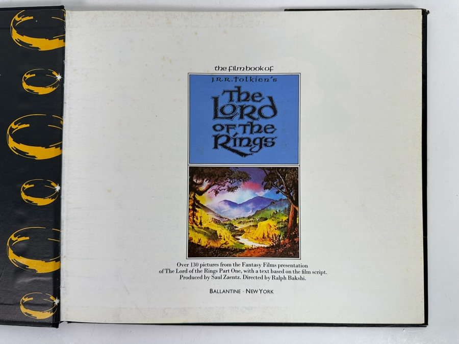 Vintage 1978 First Edition Book The Film Book Of J. R. R. Tolkien’s The Lord Of The Rings Over 130 Pictures From The Fantasy Film [Photo 5]