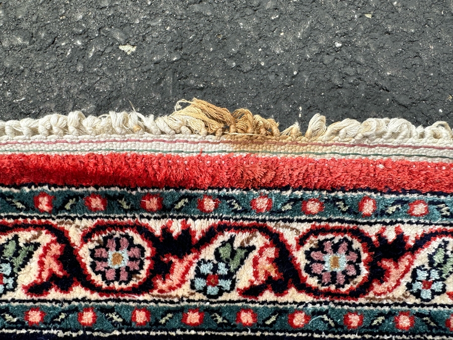 Fine Hand Woven Silk Blend Persian Area Rug 11' X 8' [Photo 15]