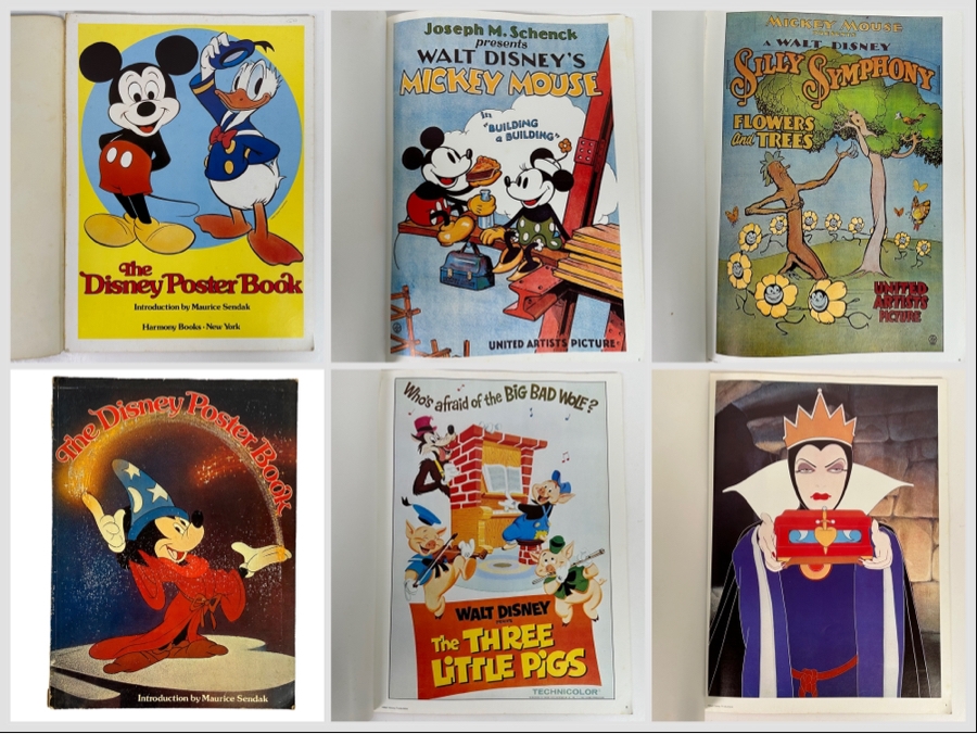 Vintage 1977 The Disney Poster Book 11 X 15 [Photo 1]