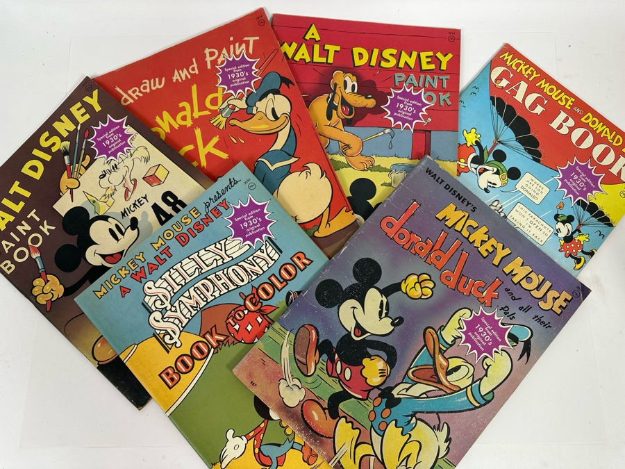 Walt Disney Draw & Paint Books