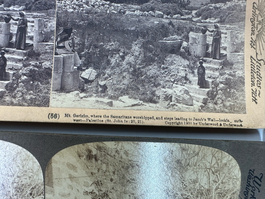 (24) Antique 1899/1900 Underwood & Underwood Collectible Stereoviews Of Biblical Times Palestine Jerusalem Syria J. F. Jarvis Publisher - See Photos [Photo 40]