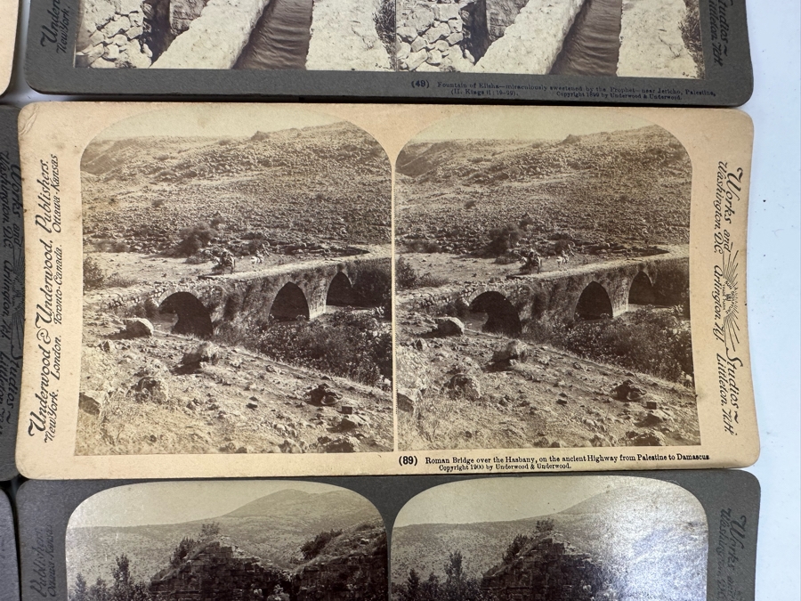 (24) Antique 1899/1900 Underwood & Underwood Collectible Stereoviews Of Biblical Times Palestine Jerusalem Syria J. F. Jarvis Publisher - See Photos [Photo 43]