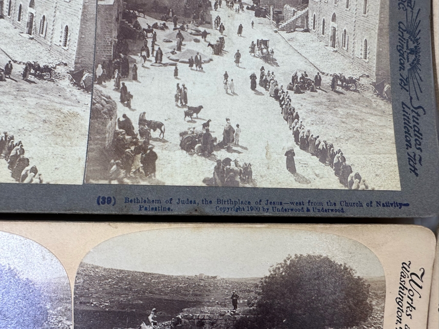 (24) Antique 1899/1900 Underwood & Underwood Collectible Stereoviews Of Biblical Times Palestine Jerusalem Syria J. F. Jarvis Publisher - See Photos [Photo 24]