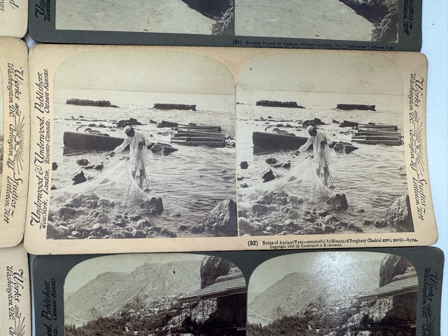 (24) Antique 1899/1900 Underwood & Underwood Collectible Stereoviews Of Biblical Times Palestine Jerusalem Syria J. F. Jarvis Publisher - See Photos [Photo 19]