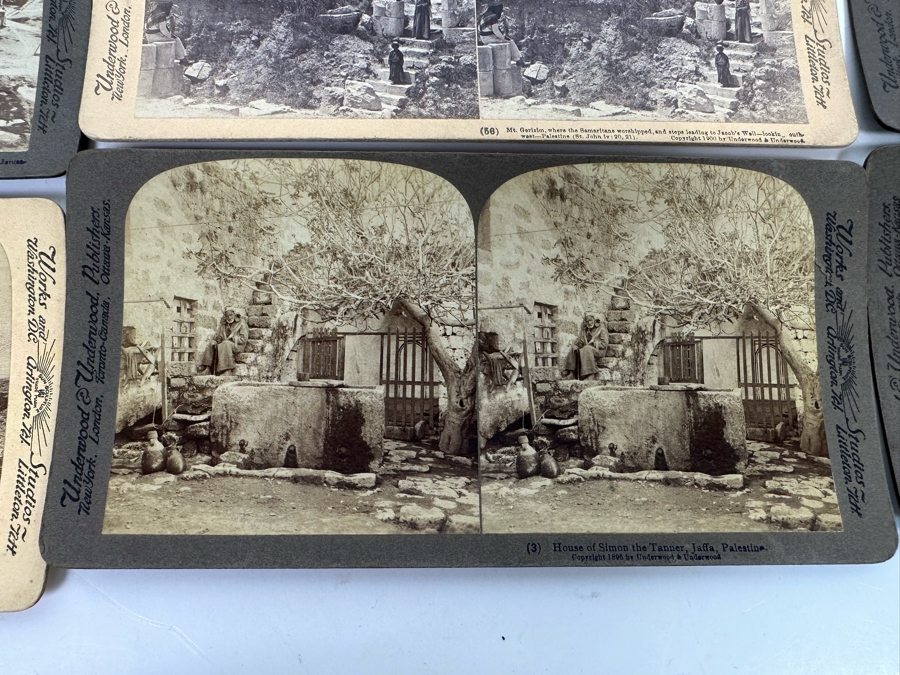 (24) Antique 1899/1900 Underwood & Underwood Collectible Stereoviews Of Biblical Times Palestine Jerusalem Syria J. F. Jarvis Publisher - See Photos [Photo 49]